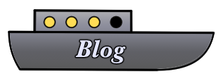 Blog button that looks like a boat